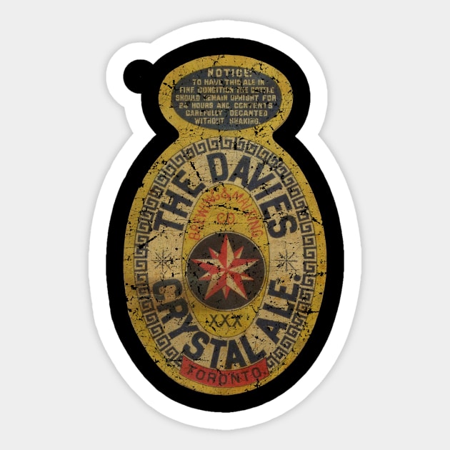 THE DAVIES BEER Sticker by ngilerterus